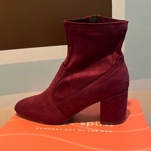 Easy Spirit suede, heeled booties Brand New!  Size 9